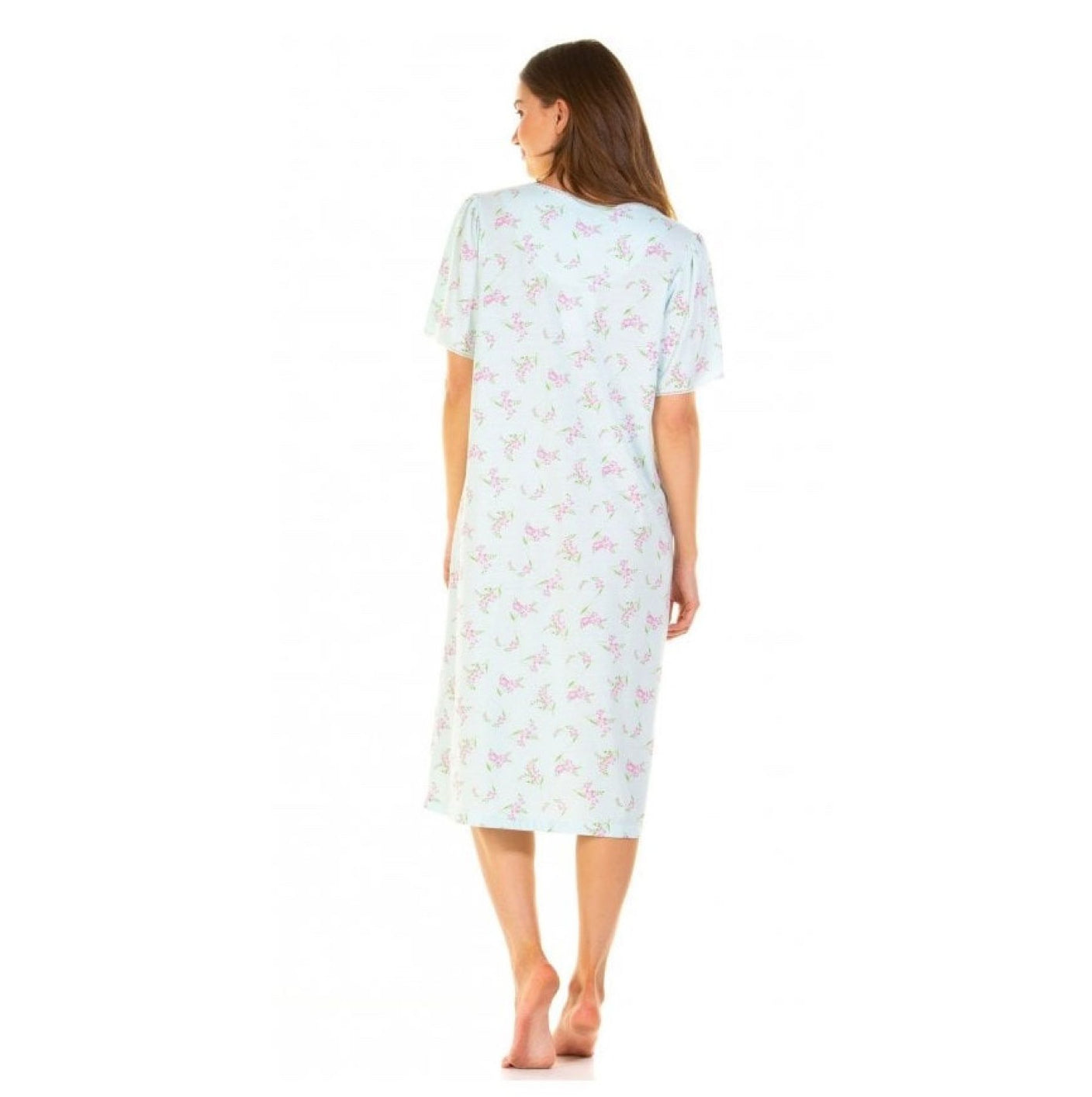 Cotton Rich Primrose Print Short Sleeve Nightdress