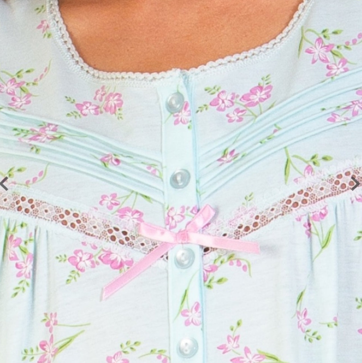 Cotton Rich Primrose Print Short Sleeve Nightdress