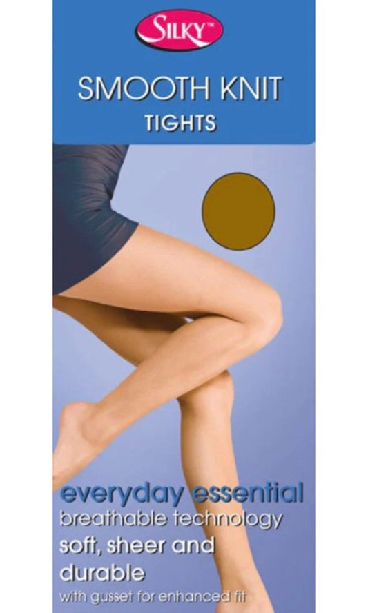 2 Pairs Silky Smooth Knit Tights - XXXL Hips 60"to 80" - 3 Colours - Pure Night2 Pairs Silky Smooth Knit Tights - XXXL Hips 60"to 80" - 3 Colours