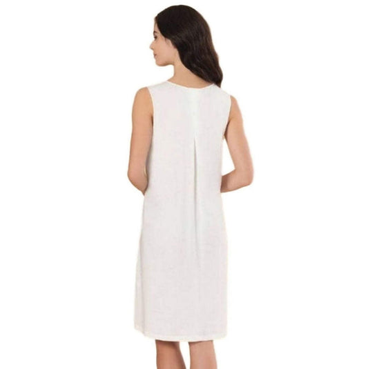 Italian 100% Cotton Jersey Lace Edged Nightdress - Pink or Cream - 10 to 26 - Pure NightItalian 100% Cotton Jersey Lace Edged Nightdress - Pink or Cream - 10 to 26