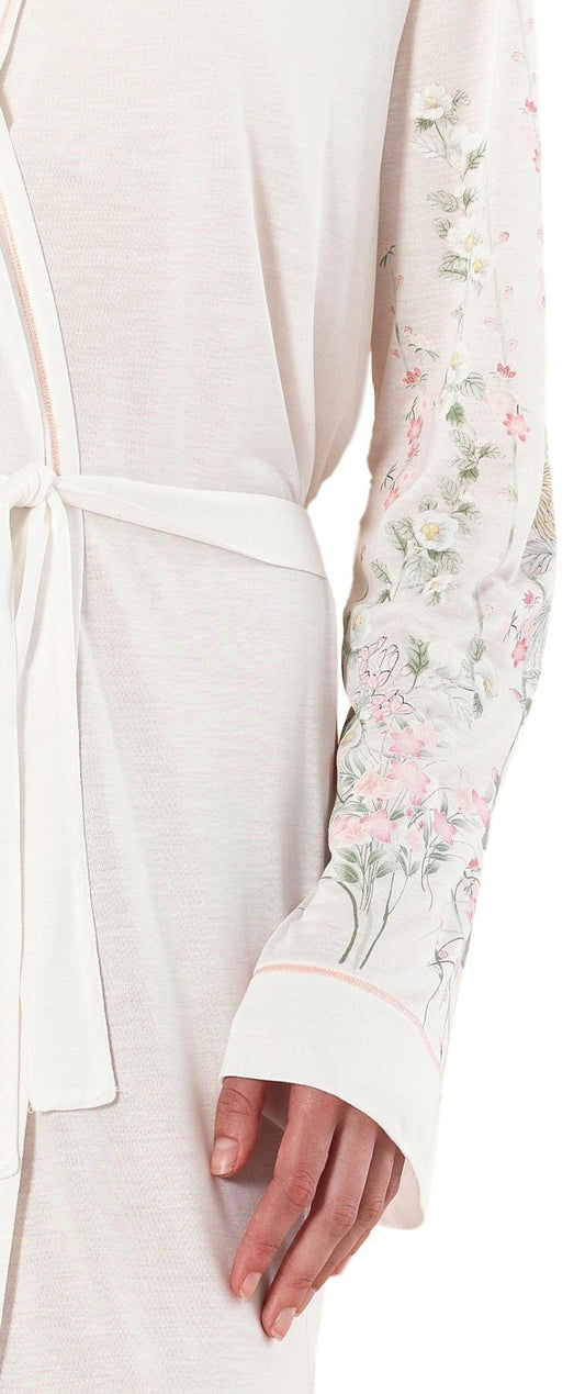 Linclalor Modal Floral Print Wrap - Peach or Green - 10 to 20 - Pure NightLinclalor Modal Floral Print Wrap - Peach or Green - 10 to 20