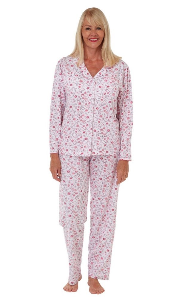 Long Sleeve Classic Style Daydreamer 100% Cotton Pyjamas - DENIM - 20/22 ONLY - Pure NightLong Sleeve Classic Style Daydreamer 100% Cotton Pyjamas - DENIM - 20/22 ONLY