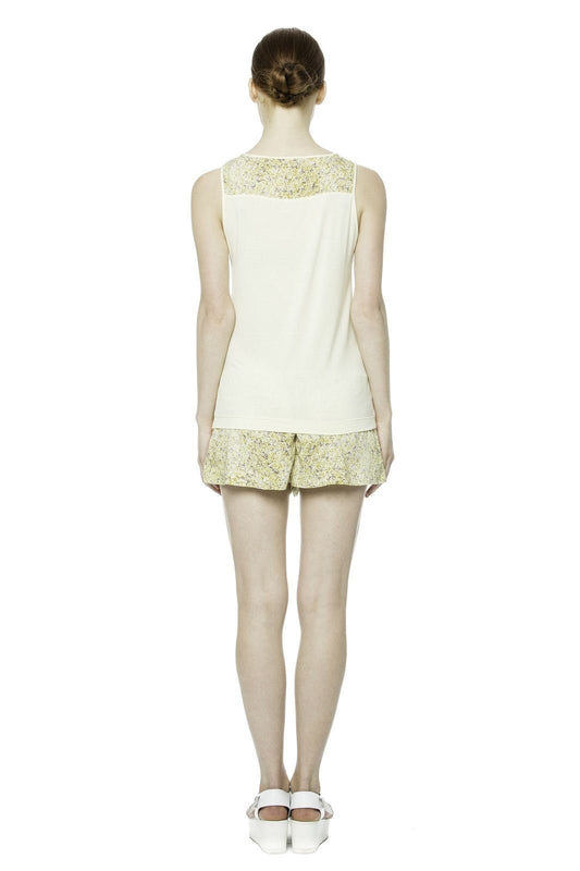Yellow Jersey Vest Style top with Floral Shorts by Pepita 8/10/12/14/16 - Pure NightYellow Jersey Vest Style top with Floral Shorts by Pepita 8/10/12/14/16