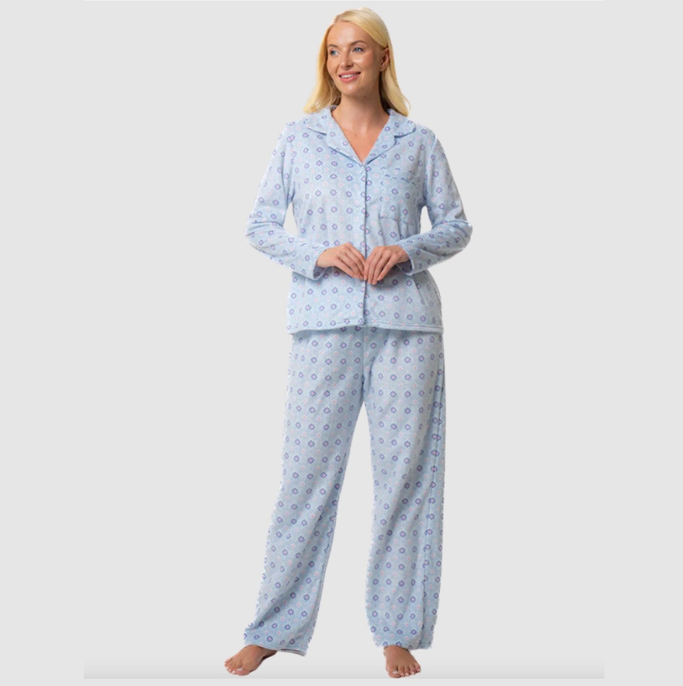 Polished Fleece Classic Style Pyjamas