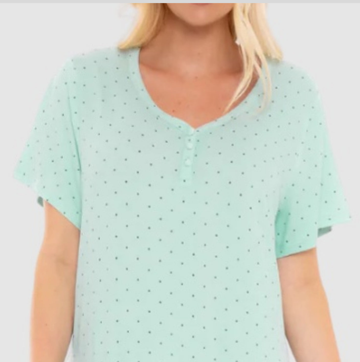 Super Soft Spot Print Nightdress in Longer Length