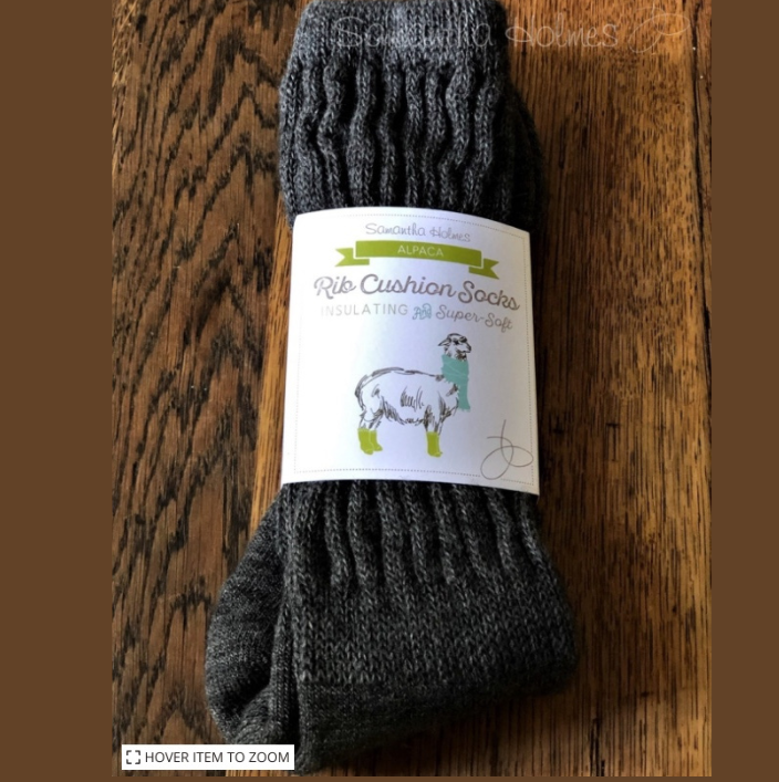 Mens Alpaca Ribbed Socks