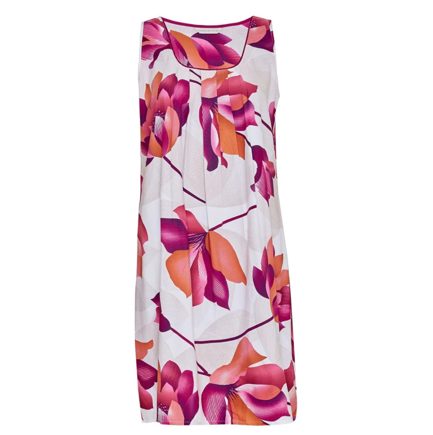 Allyah Floral Print Sleeveless Nightdress - Pure NightAllyah Floral Print Sleeveless Nightdress