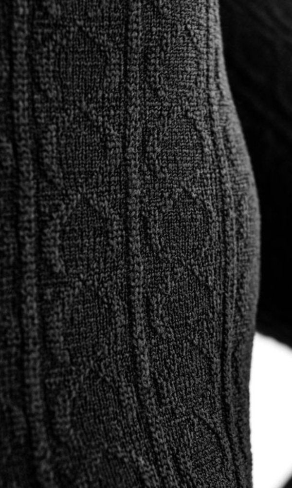 Black cable knit leggings hotsell