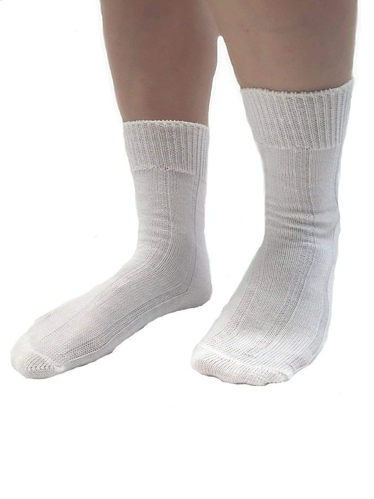 Slenderella Knitted Bed socks - White - One Size - Pure NightSlenderella Knitted Bed socks - White - One Size