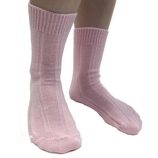 Slenderella Stripe Bedsocks - Blue or Pink - One Size - Pure NightSlenderella Stripe Bedsocks - Blue or Pink - One Size