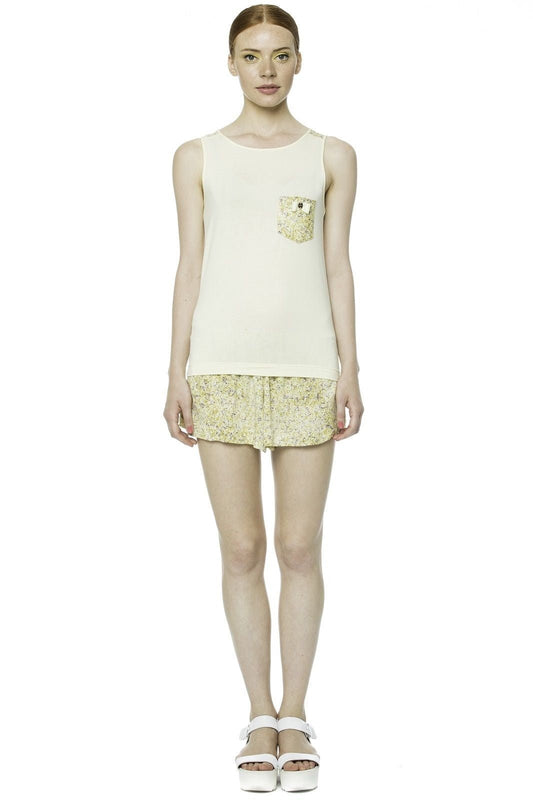 Yellow Jersey Vest Style top with Floral Shorts by Pepita 8/10/12/14/16 - Pure NightYellow Jersey Vest Style top with Floral Shorts by Pepita 8/10/12/14/16