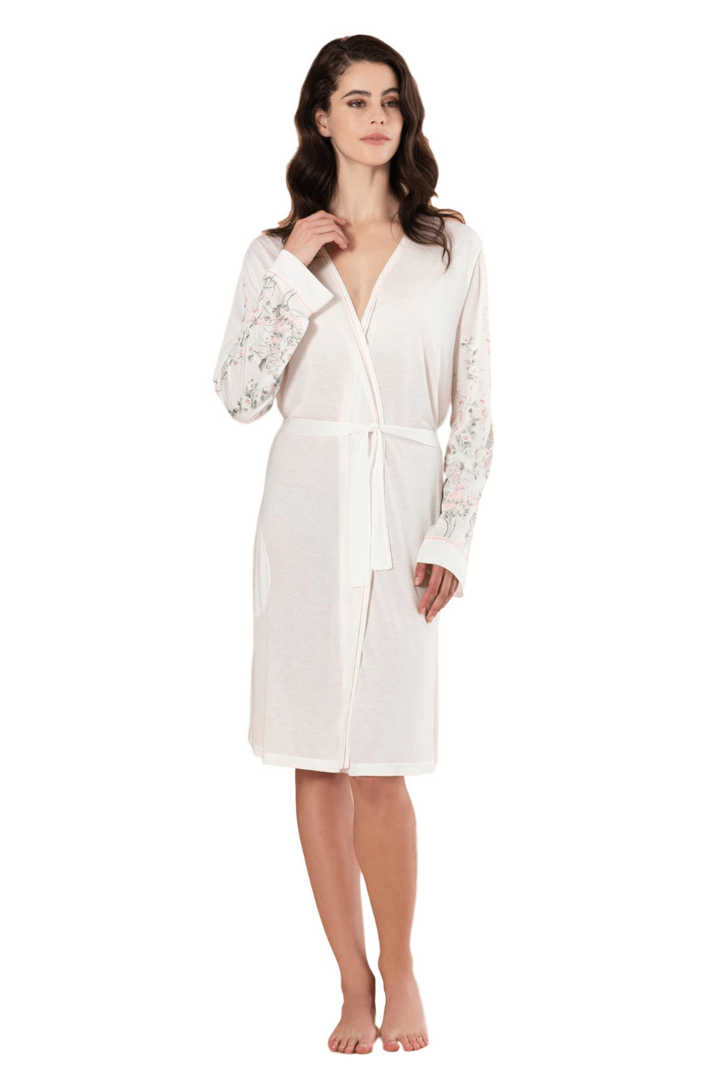 Cyberjammies Cosmo Jersey Modal Long Dressing Gown