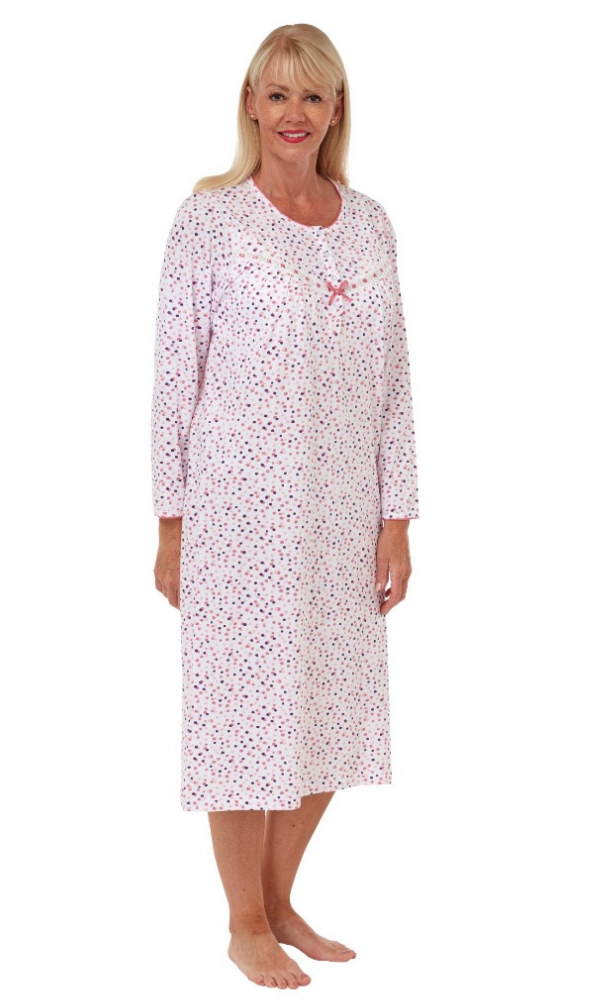 Long sleeve best sale jersey nightdress