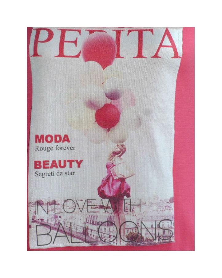 Pepita Nightdress Pepita Salmon Pink Vest Style Chiffon Frilled Nightdress