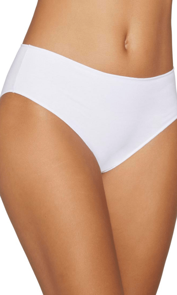 Ysabel Mora Briefs Elastic Cotton Midi Panty - White - Black - Nude